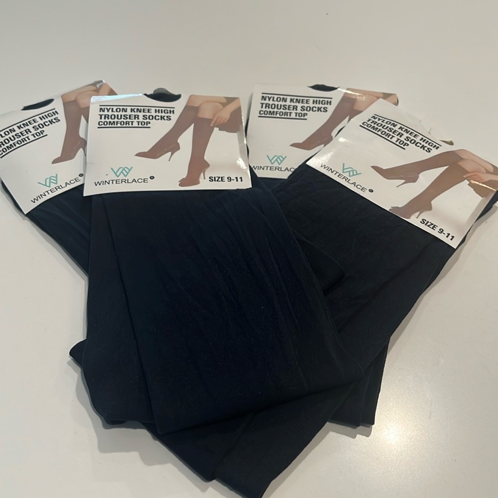 Women’s knee high trouser socks